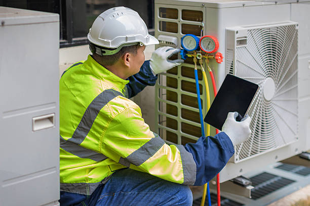Professional Ac Installation technician working in Millville, MA